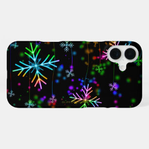 Coque iPhone 16 Plus L'atmosphère de Noël festive et animée de Slippery