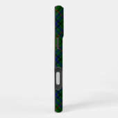 Coque iPhone 16 Plus Lauder tartan blue green plaid (Côté droit)