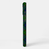 Coque iPhone 16 Plus Lauder tartan blue green plaid (Côté gauche)