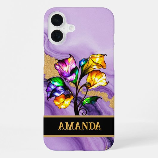 Coque iPhone 16 Plus Lavender Luxe (Verso)