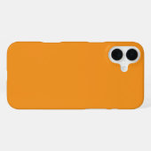 Coque iPhone 16 Plus le boîtier présente une teinte orange chaud et vib (Verso Horizontal)