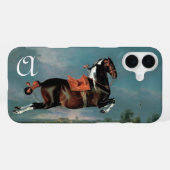 Coque iPhone 16 Plus Le Cheval Pie "Cehero" Monogramme Cabré (Verso Horizontal)