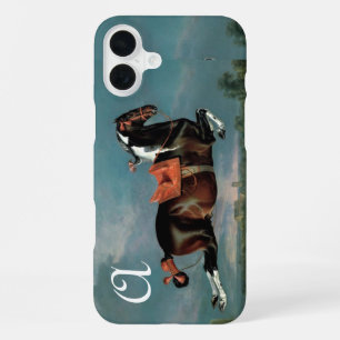 Coque iPhone 16 Plus Le Cheval Pie "Cehero" Monogramme Cabré
