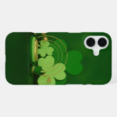 Coque iPhone 16 Plus Le lutin du thème de la Saint-Patrick de SlipperyJ (Verso Horizontal)