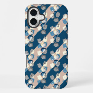 Coque iPhone 16 Plus Le motif de fond des Sbuirrels
