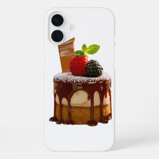 Coque iPhone 16 Plus Le petit dessert cylindrique élégant de SlipperyJo