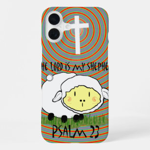 Coque iPhone 16 Plus Le Seigneur est mon berger religieux chrétien