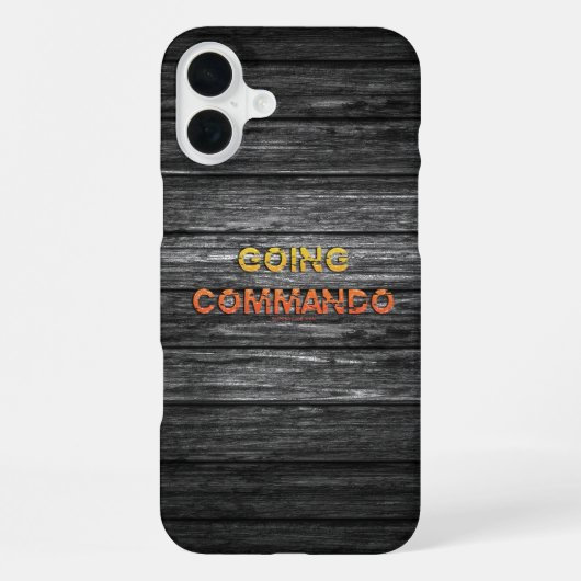 Coque iPhone 16 Plus L'énergie brute de SlipperyJoe's en mode commando (Verso)