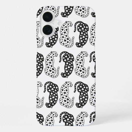 Coque iPhone 16 Plus Léopards (Verso)