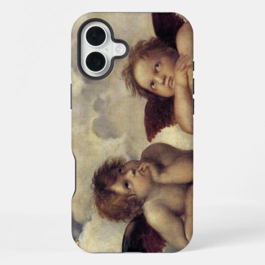Coque iPhone 16 Plus Les anges de Raphaël (Verso)