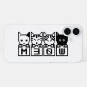 COQUE iPhone 16 PLUS LES CHATS M30W 8 BITS (Verso Horizontal)