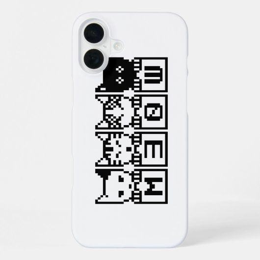 COQUE iPhone 16 PLUS LES CHATS M30W 8 BITS (Verso)