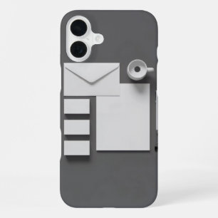 Coque iPhone 16 Plus Lettre Carte de visite Enveloppe et Arrière - plan