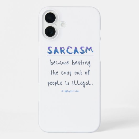 Coque iPhone 16 Plus l'illusion de métal poli de SlipperyJoe avec sarca (Verso)