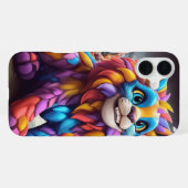 Coque iPhone 16 Plus Lion Coloré (Verso Horizontal)