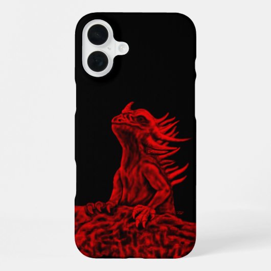 Coque iPhone 16 Plus Little red Dragon (Verso)