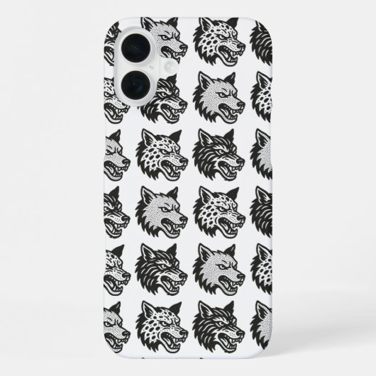 Coque iPhone 16 Plus Loups (Verso)