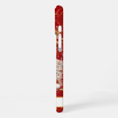 Coque iPhone 16 Plus Lucky Cat With Gold Coins Monogrammed (Côté gauche)