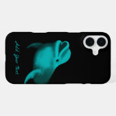 Coque iPhone 16 Plus Lucky Dolphin - Ajouter votre texte (Verso Horizontal)