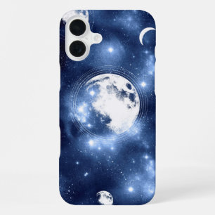 Coque iPhone 16 Plus Lueur de clair de lune   Phases lunaires dans les 