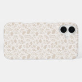 Coque iPhone 16 Plus Luxury Minimal Botanical Pattern (Verso Horizontal)