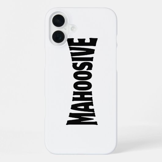 COQUE iPhone 16 PLUS MAHOOSIQUE (Verso)