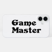 Coque iPhone 16 Plus Maître de jeu (Verso Horizontal)