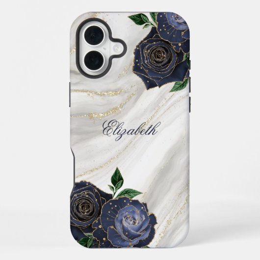 Coque iPhone 16 Plus Marbre Blanc (Verso)