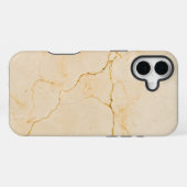 Coque iPhone 16 Plus Marbre blanc (Verso Horizontal)