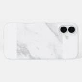 Coque iPhone 16 Plus Marbre Blanc (Verso Horizontal)