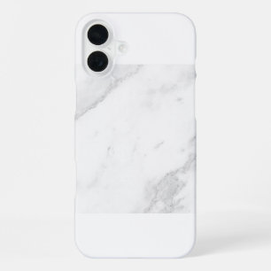 Coque iPhone 16 Plus Marbre Blanc