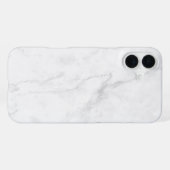 Coque iPhone 16 Plus Marbre Blanc (Verso Horizontal)