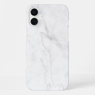 Coque iPhone 16 Plus Marbre Blanc