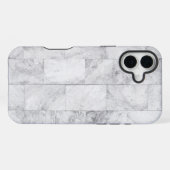 Coque iPhone 16 Plus Marbre blanc (Verso Horizontal)