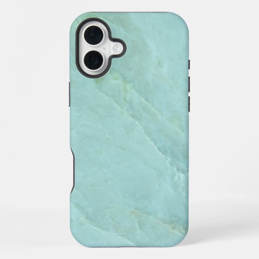 Coque iPhone 16 Plus Marbre blanc (Verso)