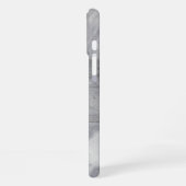 Coque iPhone 16 Plus Marbre blanc et noir (Côté gauche)