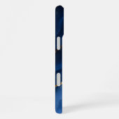 Coque iPhone 16 Plus Marbre bleu saphir de luxe (Côté droit)