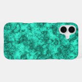 Coque iPhone 16 Plus Marbre turquoise (Verso Horizontal)