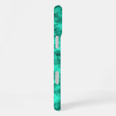 Coque iPhone 16 Plus Marbre turquoise (Côté droit)