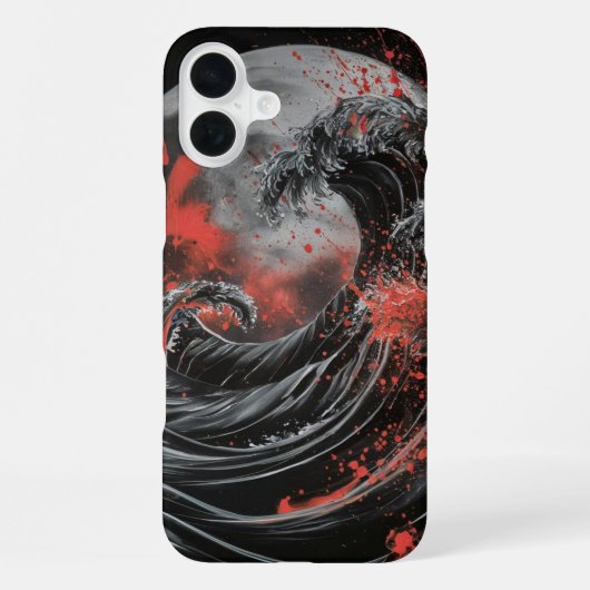Coque iPhone 16 Plus "Marée du sang" (Verso)