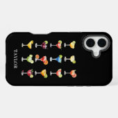 Coque iPhone 16 Plus Margarita N'importe Monogrammé (Verso Horizontal)