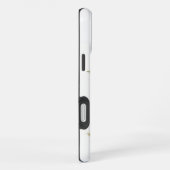 Coque iPhone 16 Plus Martini Élégant Monogrammé (Côté droit)