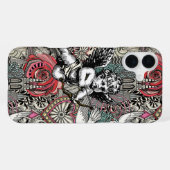 Coque iPhone 16 Plus maximalisme de la Saint-Valentin col clair (Verso Horizontal)