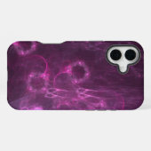 Coque iPhone 16 Plus méduse rose art abstrait (Verso Horizontal)