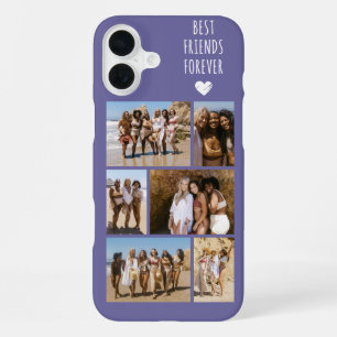 Coque iPhone 16 Plus Meilleures Amies Pour Toujours 6 Photo Violet
