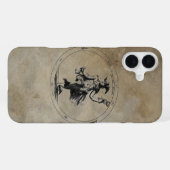 Coque iPhone 16 Plus Mercure Hermès Rustique Sombre (Verso Horizontal)