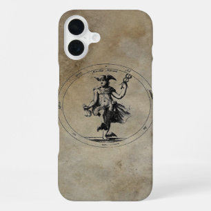 Coque iPhone 16 Plus Mercure Hermès Rustique Sombre