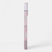 Coque iPhone 16 Plus Moderne chic rayé, cils frais (Côté droit)