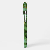 Coque iPhone 16 Plus Monarque jaune et fleurs en Floride (Côté gauche)