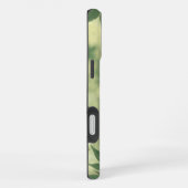 Coque iPhone 16 Plus Monogramme de feuilles d'érable au soleil (Côté droit)